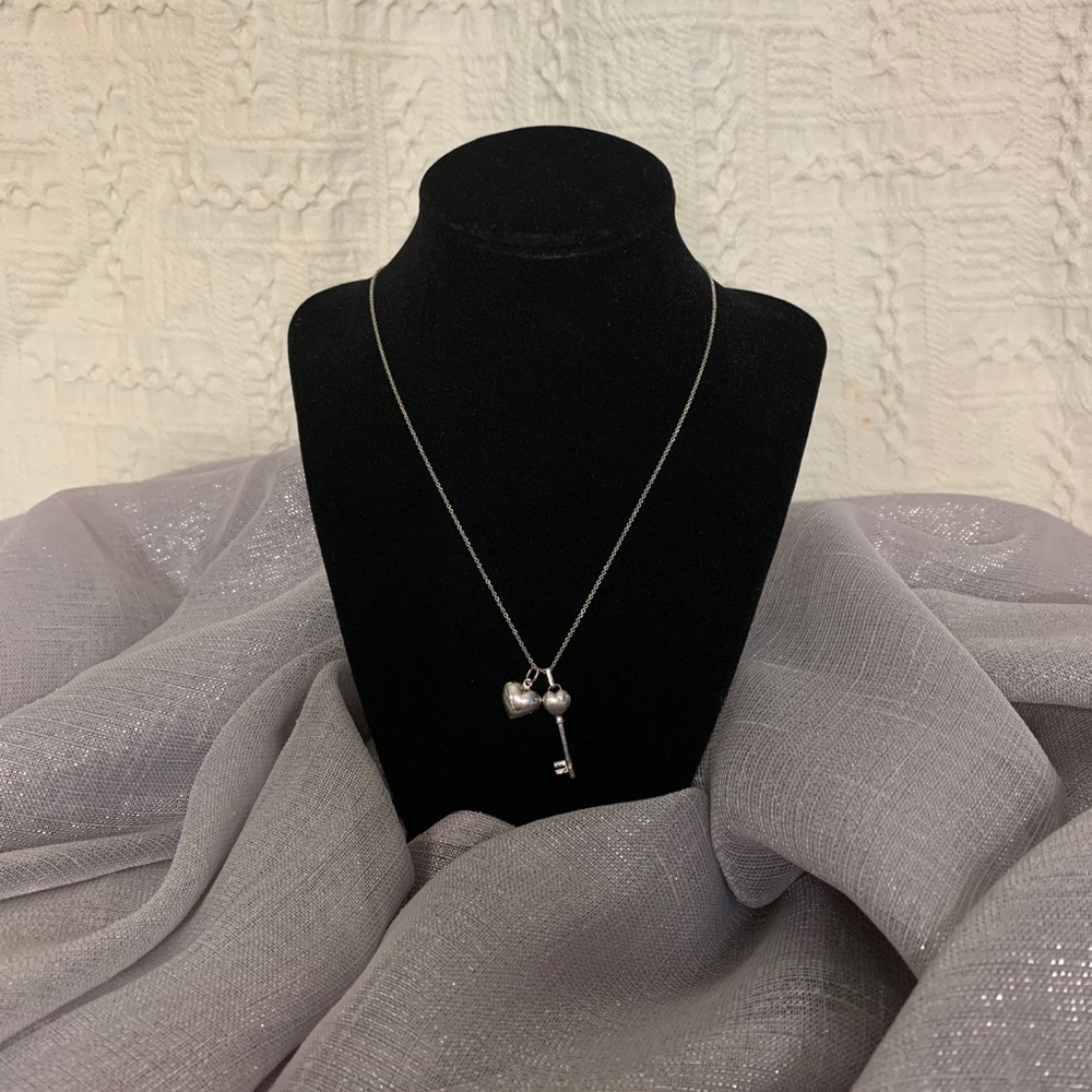Heart and Key Necklace